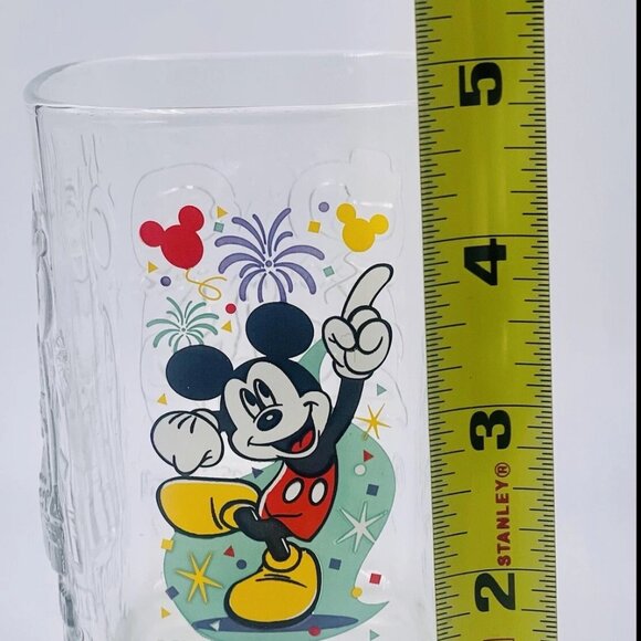 McDonald’s Collectible Glass Cup Millennium 2000 – Walt Disney Mickey Mouse × 4 - Picture 2 of 16